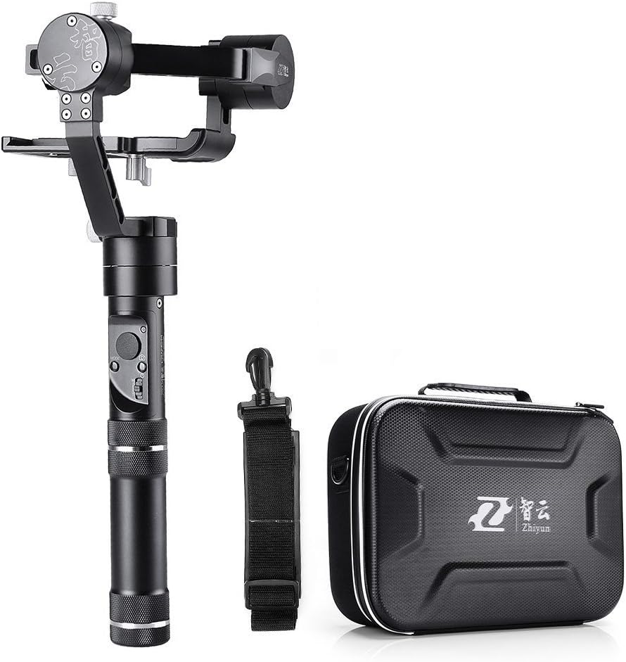 Zhiyun Crane M 3-Axis Stabilizer Gimbal for All Sports Cameras & All Smartphones & Sony black magic series DC & Panasonic Lumix DMC & a few Mirrorless Cameras