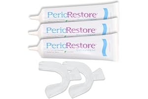 ROTADENT PROCARE Perio Restore® Gel 3 Ounce Tube; 3 Pack. 1.7% Hydrogen Peroxide Oral Cleansing Treatment Gel. Includes Two (2) Trays for Ease of Application. Mint Flavor
