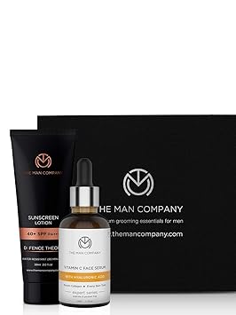 The Man Company Shield your face (Vitamin C serum and Sunscreen Lotion)