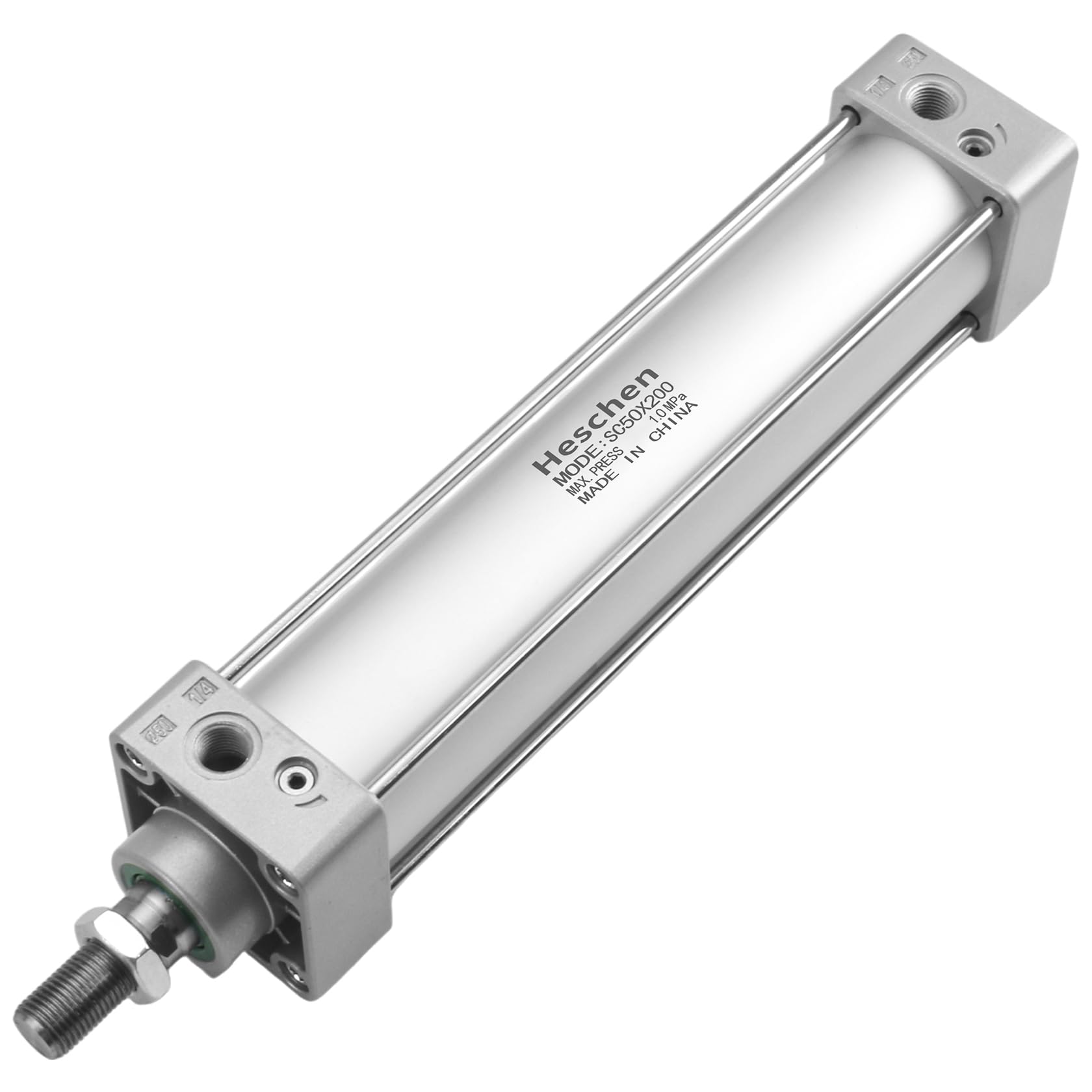 Heschen Pneumatic Standard Cylinder SC 50-200 PT1/4 port 50mm Bore 200mm Stroke Double Acting