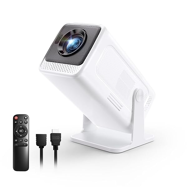 MINI PROJECTOR WITH WIFI AND BLUETOOTH, NATIVE 1080P...