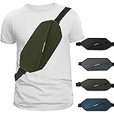 Fanny Pack for Men Women, Waterproof Waist Pack, Anti-Theft Sling Bag with Multiple Pockets, Crossbody Chest Bags for Travel, Gym, Hiking, Cycling