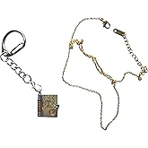 My Incredible Book Keychain For Daughter,To My Daughters from Mom and Dad Book Necklace with 6 Pages of Engraved Information