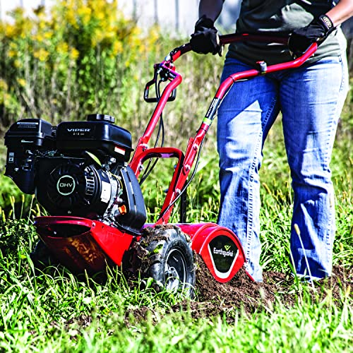 EARTHQUAKE Victory Rear Tine Tiller, Powerful 209cc 4Cycle Viper Engine, Rugged Bronze Gear
