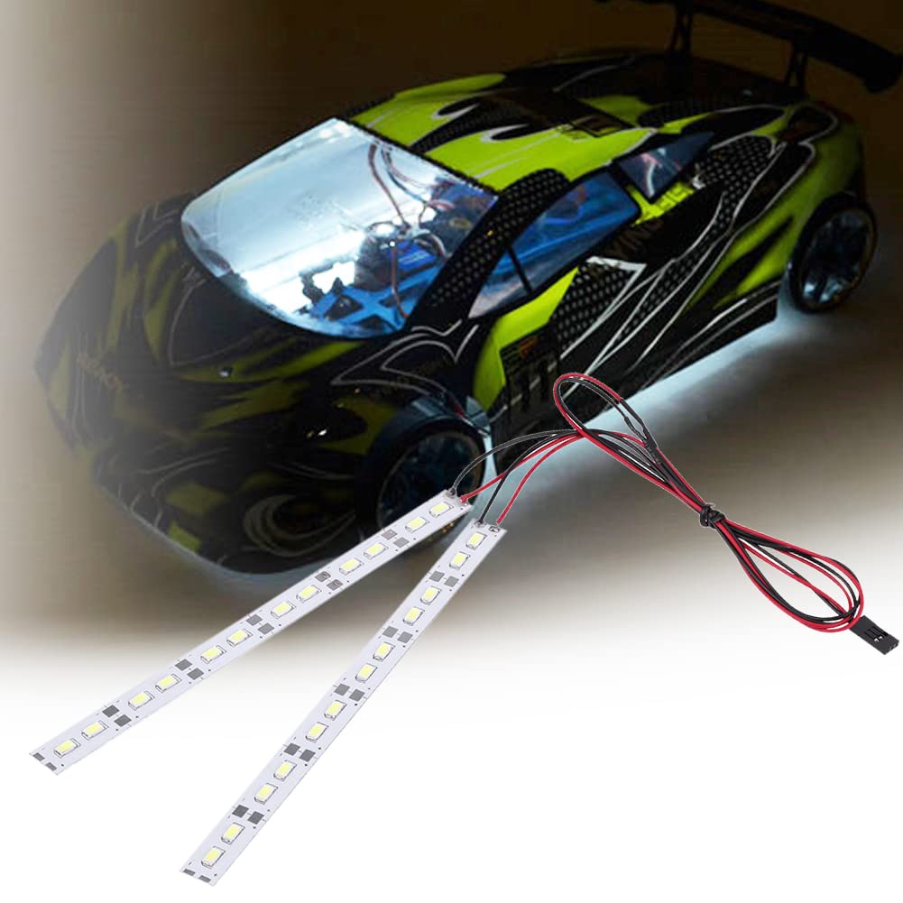 Chassis light, 6V, 24 Del Bar Strip Tube Chassis Tube, Light Emitting Diode Strip suitable for Car Crawler Buggy 1/10 1/8 RC