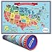 Handy Essentials Kids USA Map, Dry Erase Decal, Wall Decals [24 x 36 inches]