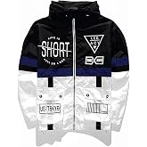 AITFINEISM Men's Lightweight Windbreaker Jacket Casual Zip Up Jackets With Hooded