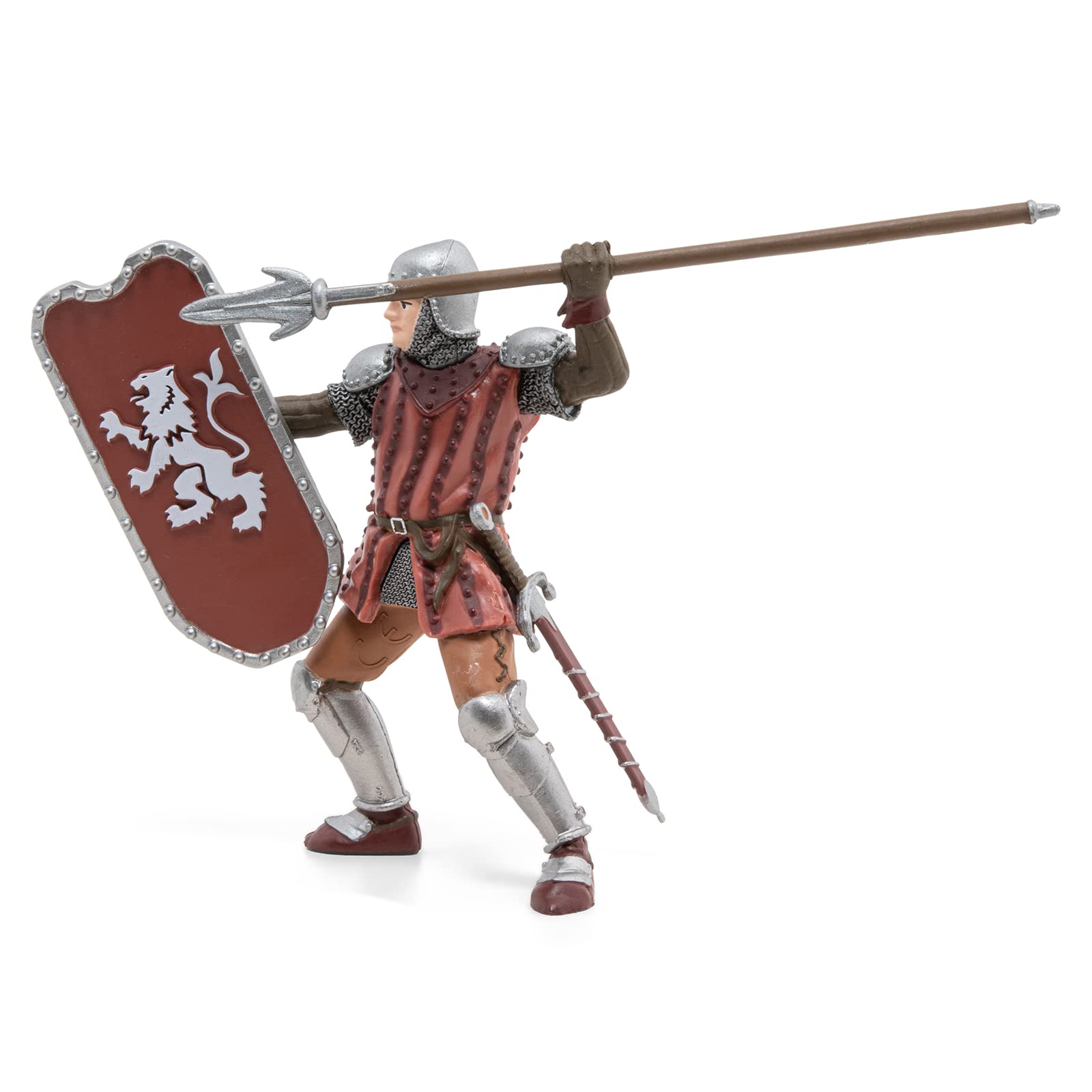 Papo - Figurine Chevalier au Javelot, Défenseur du Royaume Médiéval, Children's toy from 3 years - Hand-painted stories of chivalry and bravery