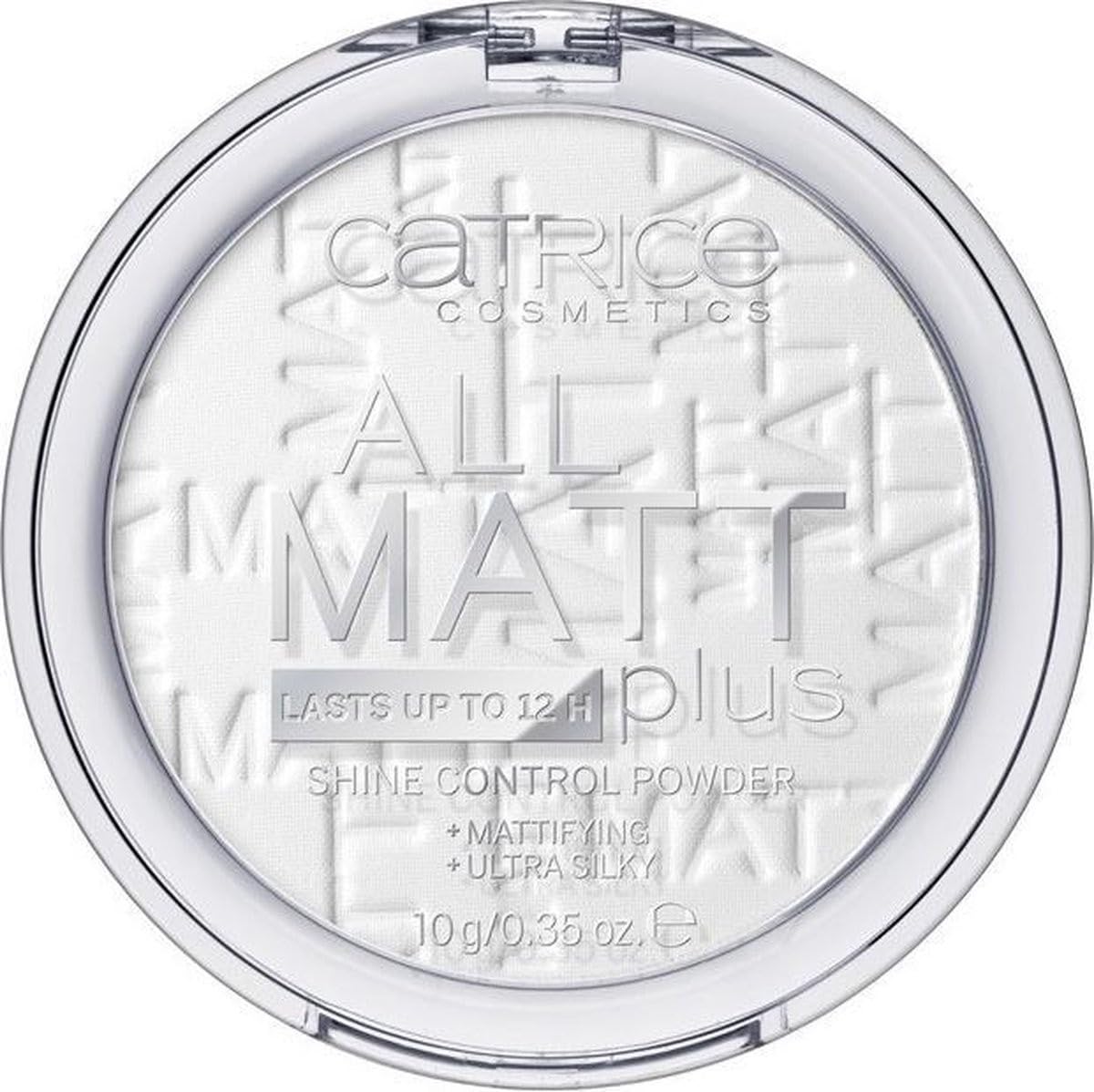 Catrice All Matt Plus Shine Control Powder, longlasting, mattifying, fixing, translucent, matte (10g)