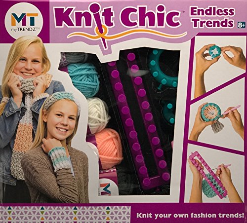 My Trendz Knit Chic Endless Trends Knitting Kit - Create Your Own Fashion Trends!
