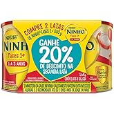 Ninho 1+ Fases 2 Latas 800g cada + 20% na Segunda Lata