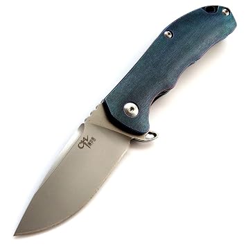 Amazon.com: Eafengrow CH9 Folding Knife AUS-9 Steel Blade TC9 ...