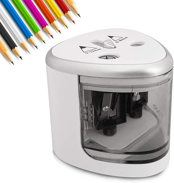 Electric Pencil Sharpener Heavy Duty BatteryPowered, High