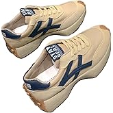 Y2K Retro Sneakers for Women Cushioned Sole for Walking and Daily Wear Lightweight Sporty Trainers with Anti Slip Grip and Contrast Stitching Design