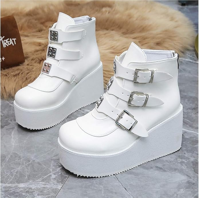 LUCKY STEP Women Platform Chunky