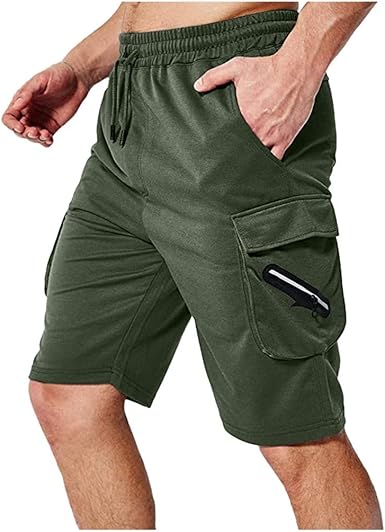 elastic work shorts