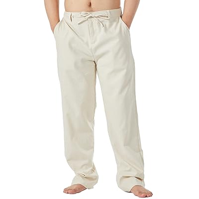 White linen yoga pants Clearance