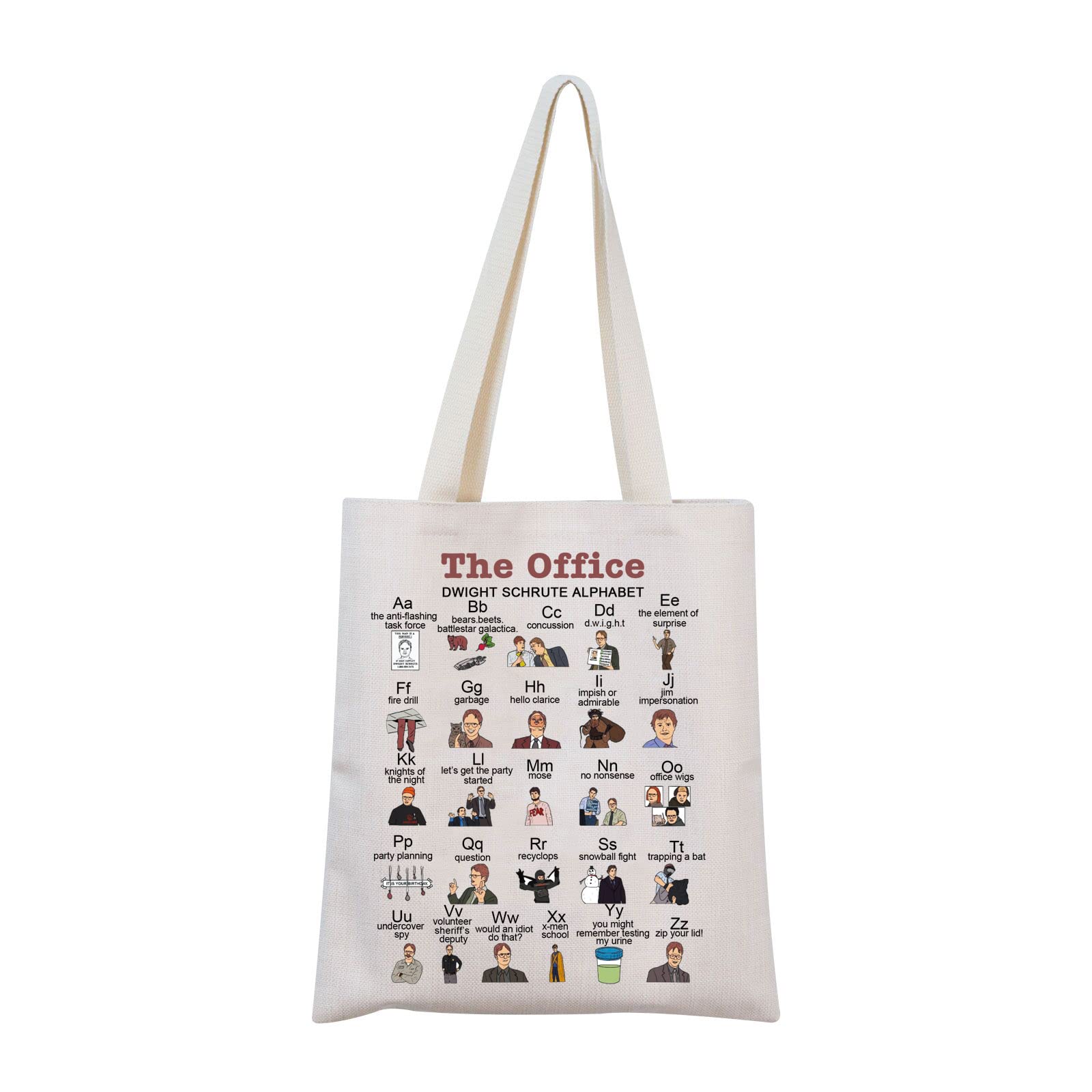 Office Tote Bag Office TV Show Inspired Gift Office Canvas Bag Office Show Fans Gift (DWI-SCH Tote)