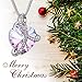Angelady Gemstone Created Infinity Pendant Necklace Gifts for Women Girls Crystal from Swarovski (1) Wife Present Xmas Graduation Souvenir
