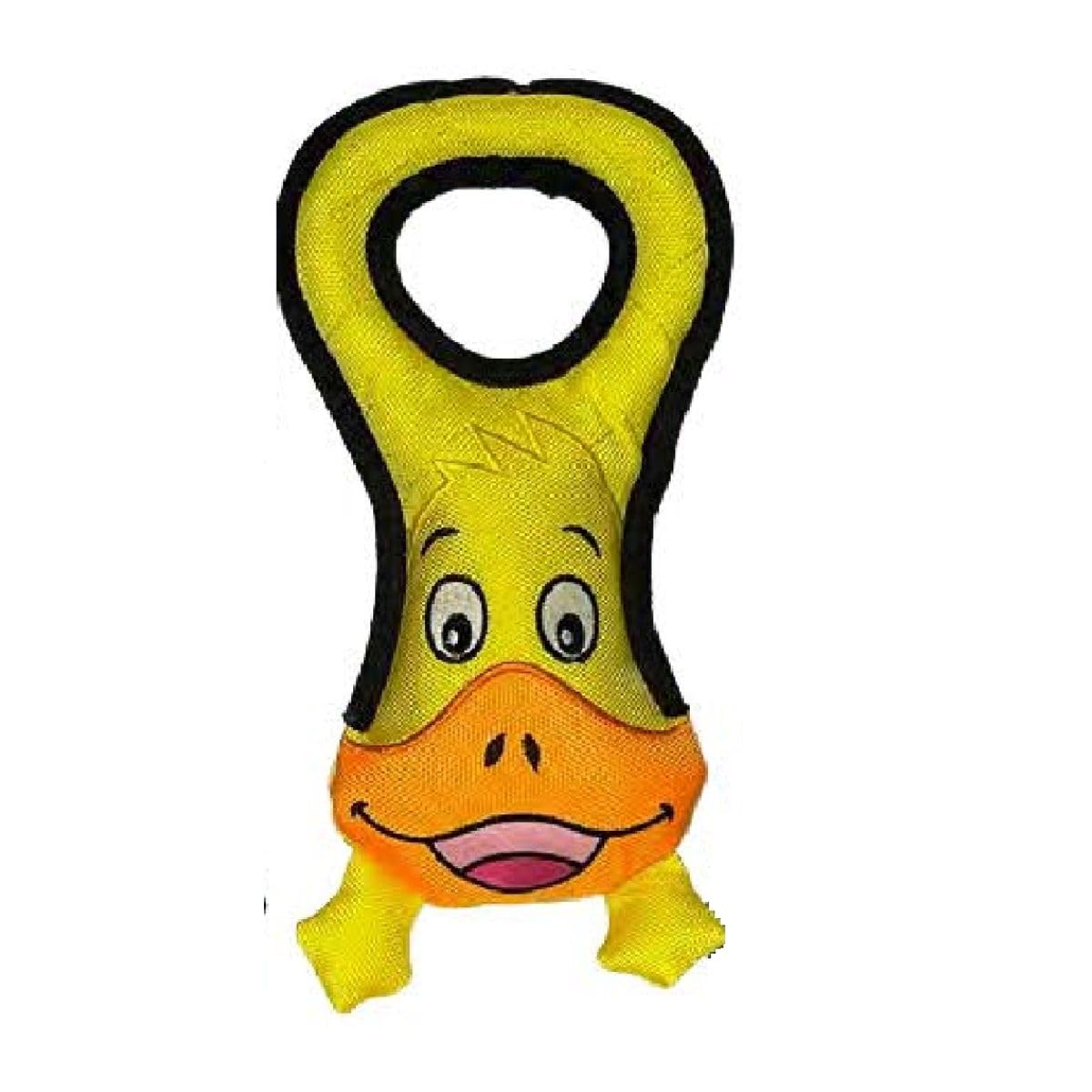 Billipets 30cm Nylon Floating Dog Toy. Durable nylon for water war! Interactive game of tug and fetch!(Yellow Duck)