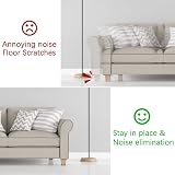 Yelanon Non Slip Furniture Pads 12 Pcs 101mm Self-Adhesive Floor Protectors view 6