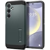 Spigen Tough Armor Designed for Galaxy S24 Plus Case (2024) [Kickstand] [Military-Grade Protection] - Abyss Green