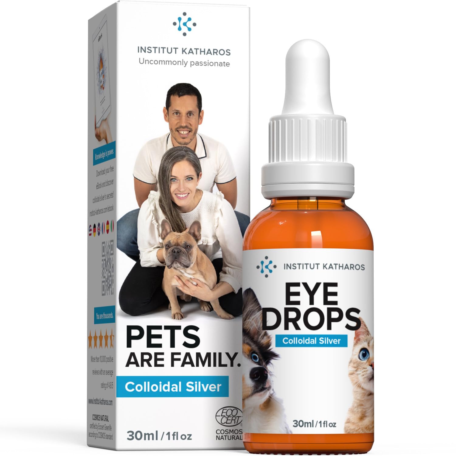 Pet Eye Cleansing Drops for Dogs & Cats – Gently Cleans & Refreshes | Supports Eye Hygiene | Removes Dirt & Debris | Natural Eye Care Solution for Pets