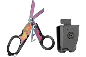 Elegital Emergency Response Shears,Stainless Steel Foldable Scissors Pliers for Outdoor Camping Rescue Scissors Tools,