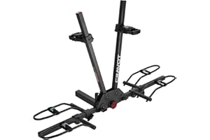 CRAVOT MagRack F2 150 lbs Capacity Electric Bike Carrier for 2 Bike, Foldable Bike Racks for Tow Hitch 2" Receiver Cars Truck