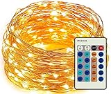 Amyhome 33-Feet 100 Led String Lights with Ebook, White