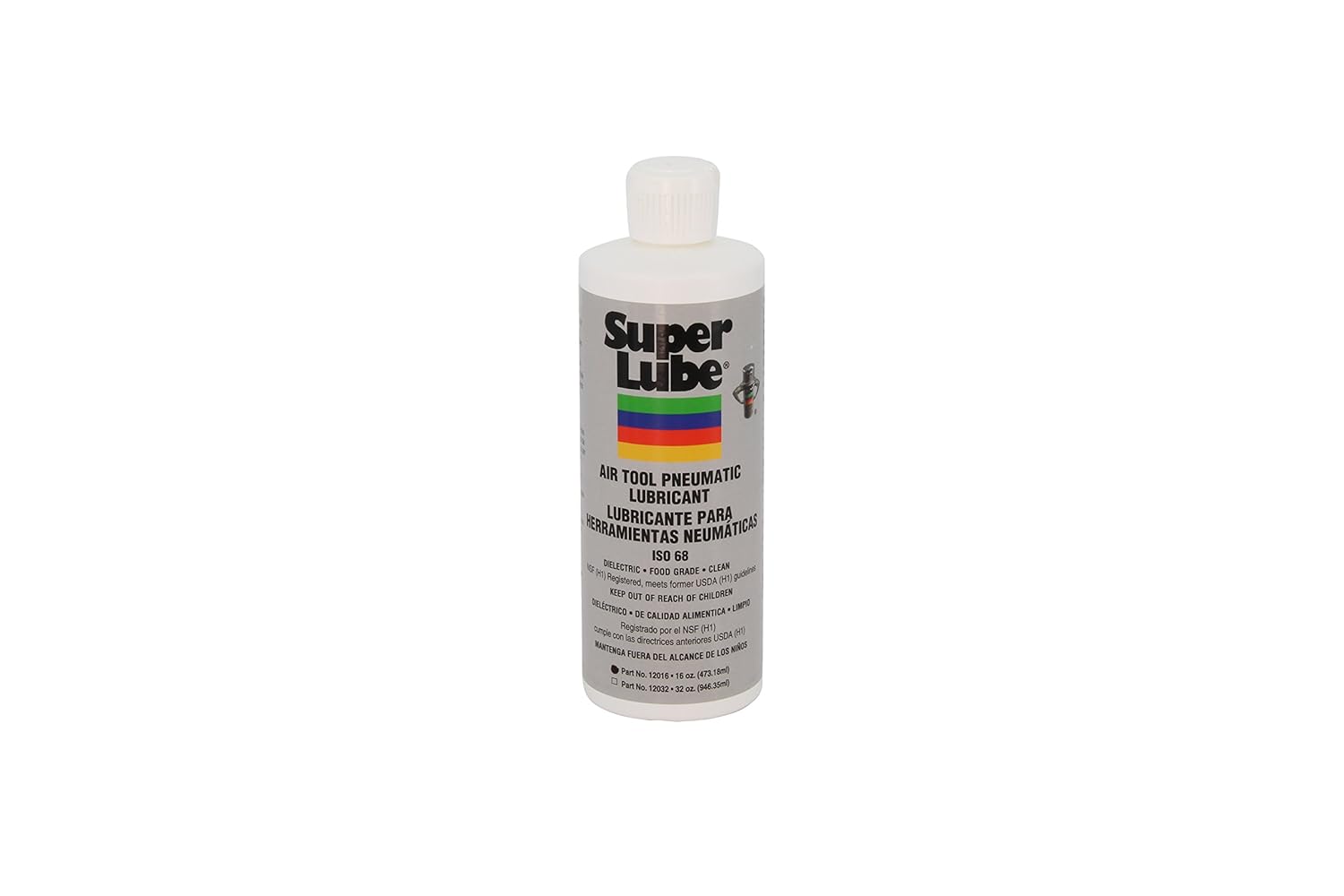 Super Lube 12016 Air Tool Lubricant 1 Pint Bottle Translucent Clear super-lube-12016-air-tool-lubricant-1-pint-bottle-translucent-clear