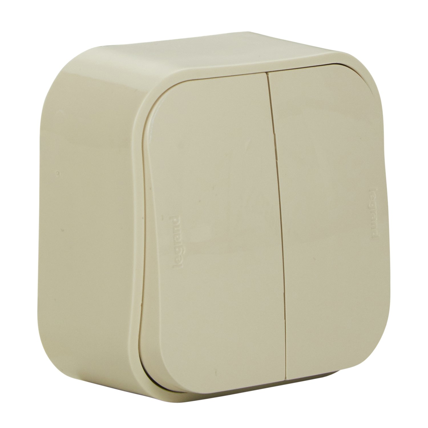 Legrand 448782432 Switch 2 x 1 forix Cream