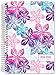 HARDCOVER Academic Planner 2019-2020: (June 2019 Through July 2020) 5.5 Daily Weekly Monthly Planner Yearly Agenda. Bonus Bookmark, Pocket Folder and Sticky Note Set (Bright Flowers)