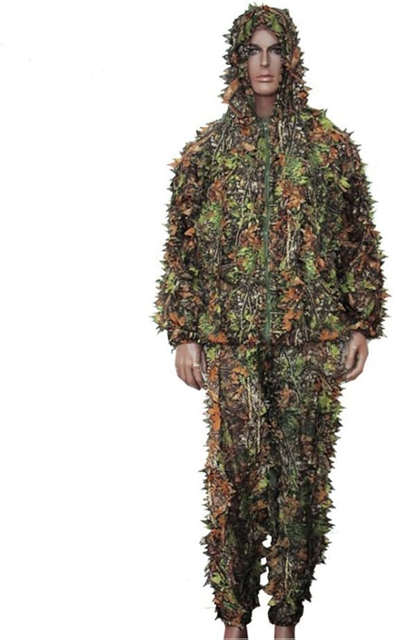 Tuta Mimetica 3D Ghillie - Motivo Giungla Per Caccia, Softair E Attività Outdoor - Foto 2