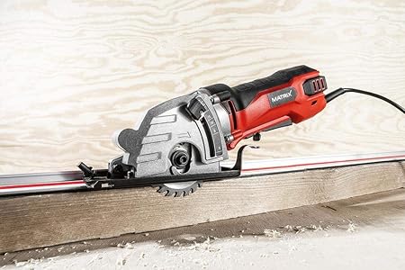 Matrix Mini Scie Circulaire Manuelle Avec Rail De Guidage Amazon Fr Bricolage