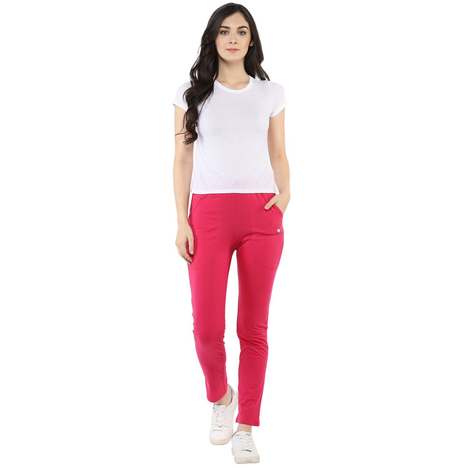 modeve women's solid track pant