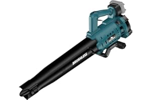 SUMYOUNG Cordless Leaf Blower for Makita 18V Battery, 480 CFM Electric Blower with Brushless Motor, Lockable to Maintain Speeds up to 130MPH, Handheld Blower for Snow Blowing, Lawn Care, Yard(No Battery)