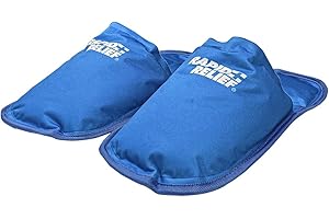 Rapid Relief Hot and Cold Therapy Slippers for Swollen and Painful Feet - Cooling Slippers for Neuropathy, Chemotherapy and D