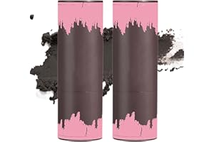 WENJLYJ 2PCS Hairline Powder Stick,Pigmented Hair Shading Sponge Pen Hair Root Touch Cover Up Powder Professional Long Lasting Waterproof Hair Shadow Powder Fillers for Thinning Hair（Black）