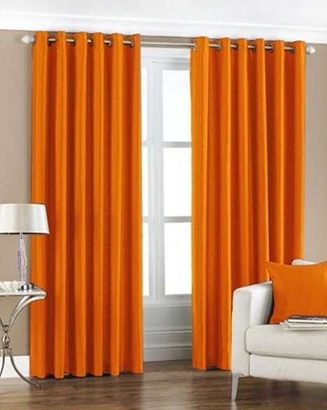 Buy Home Cloud Cotton And Polyester Blend 8 Ft Long Door Curtains