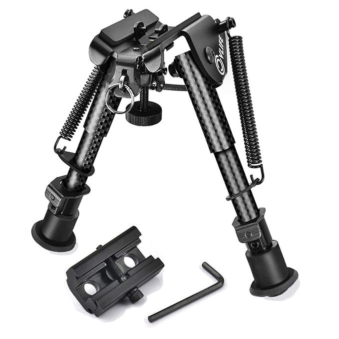 CVLIFE 69 Inches Carbon Fiber Rifle Bipod with Picatinny Adapter Review