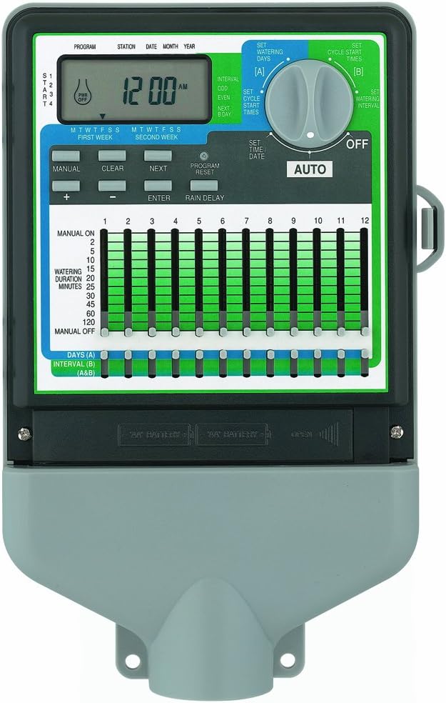 Orbit Remote Control TwelveStation Sprinkler System Timer Irrigation