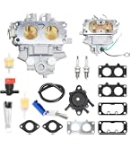Carburador + Kit De Línea De Combustible Para Troy-Bilt TB144 (2006) Modelo 21AA144R966
