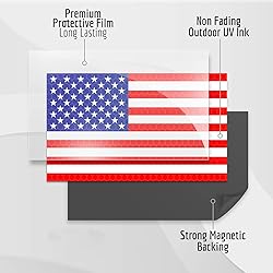 Patriotic USA Flag, 2PC Symmetrical American Flag