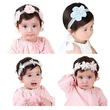 Amazon Bianhuan ヘアバンド ベビー ヘアバンド 4点セット キッズ Amazon Bianhuan ヘアバンド ベビー ヘアバンド 4点セット キッズ