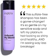 Matrix Unbreak My Blonde Hair Strengthening Shampoo 300ml for Bleached Blondes view 4