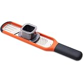 Joseph Joseph 2-in-1 Mini Grater &amp; Slicer &ndash; Compact Kitchen Tool with Sharp Stainless Steel Blades