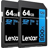 Lexar 64GB High-Performance 800x UHS-I SDXC Memory