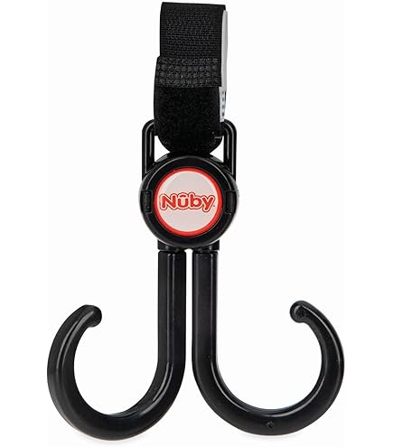 Amazon.com: Nuby Double Stroller Hook, Adjustable Hook, Black or