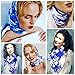 Gift Set Square Scarf Pendant Necklace Fashion Shawl Scarves Luxury Set for Valentine Anniversary Women Mom Birthday Holiday